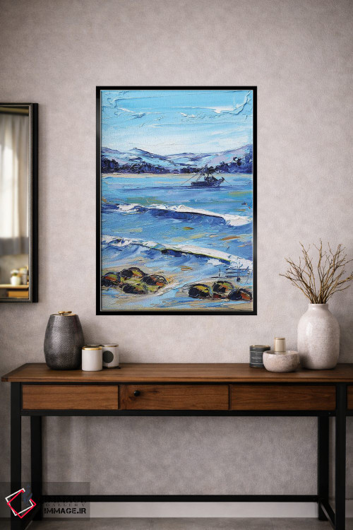 تابلو دکوراتیو روزی در مانتری اثر لیزا الی - D2B