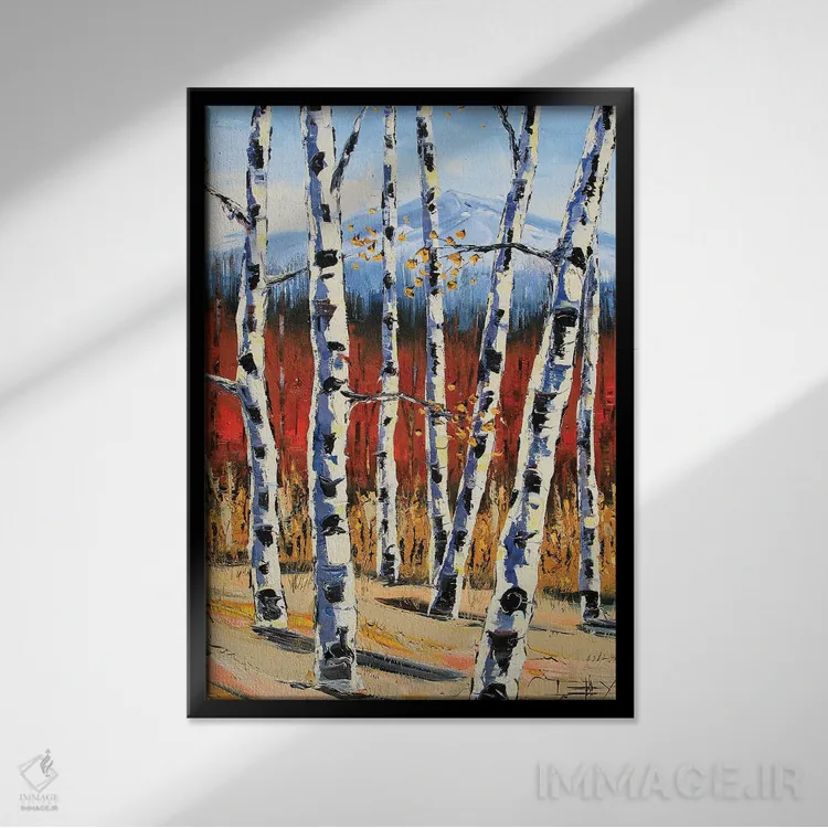 تابلو دکوراتیو به سوی سیراها اثر لیزا الی - نمای قابدار مشکی