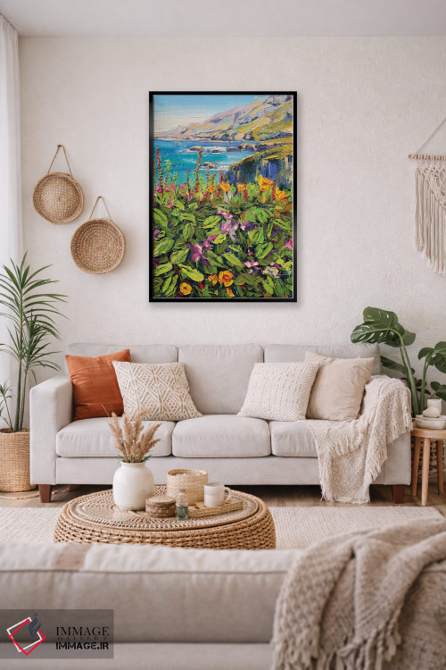 تابلو انتزاعی From My Heart,بیگ سور از دل من اثر لیزا الی - D5B