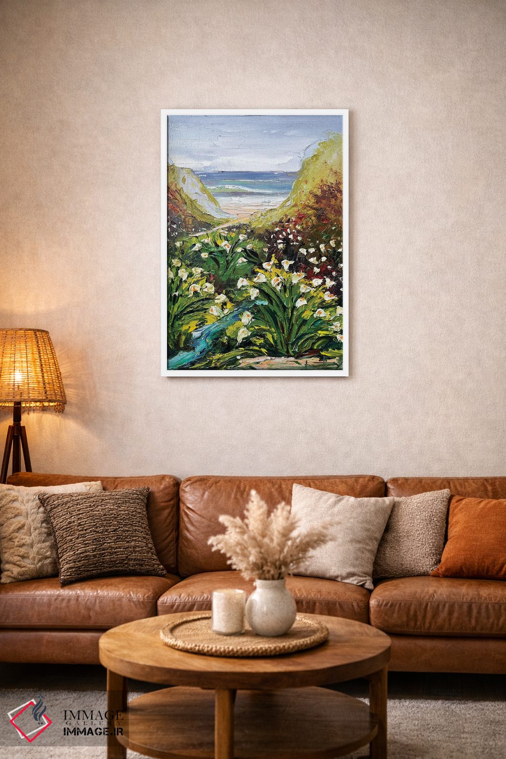 تابلو دکوراتیو زنبق های بیگ سور ۳ اثر لیزا الی - D2W