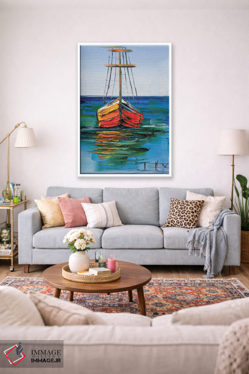 تابلو دکوراتیو قایق های مونتری اثر لیزا الی - D1W