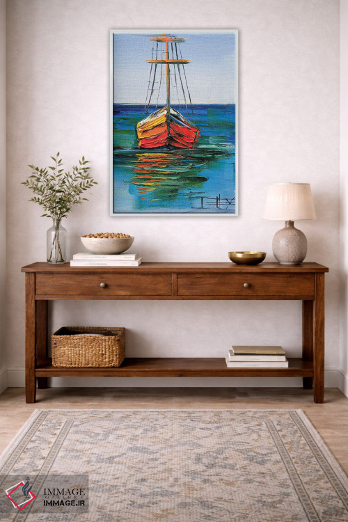 تابلو دکوراتیو قایق های مونتری اثر لیزا الی - D2W
