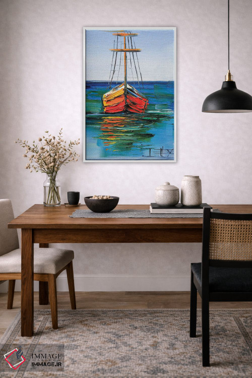 تابلو دکوراتیو قایق های مونتری اثر لیزا الی - D3W