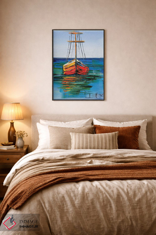 تابلو دکوراتیو قایق های مونتری اثر لیزا الی - D6B