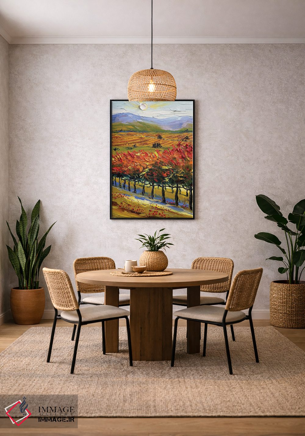 تابلو دکوراتیو برای ون گوگ به دره ناپا اثر لیزا الی - D5B