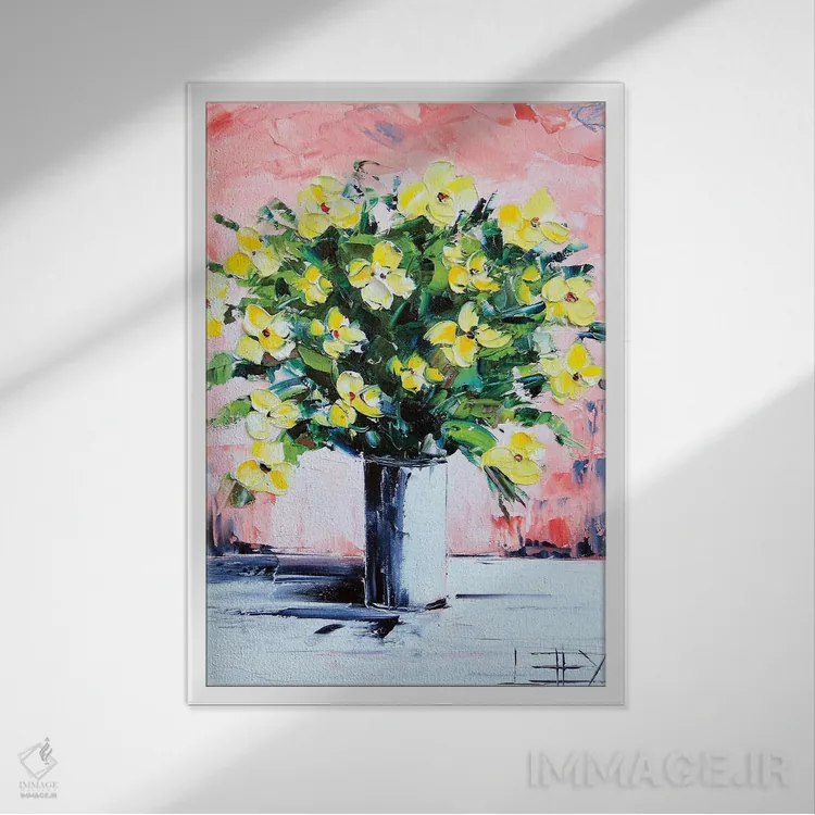 تابلو دکوراتیو رویای بیداری اثر لیزا الی - نمای قابدار سفید