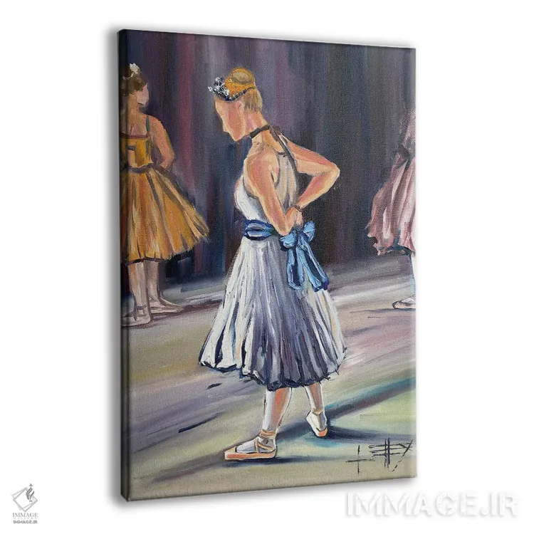 تابلو دکوراتیو Ballerina,رویاپردازی با دگا اثر لیزا الی - نمای پرسپکتیو محصول