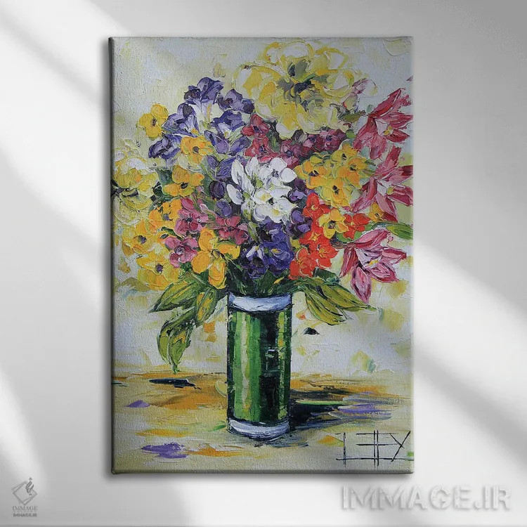 تابلو دکوراتیو رویای بهار اثر لیزا الی - نمای روبهرو روی دیوار