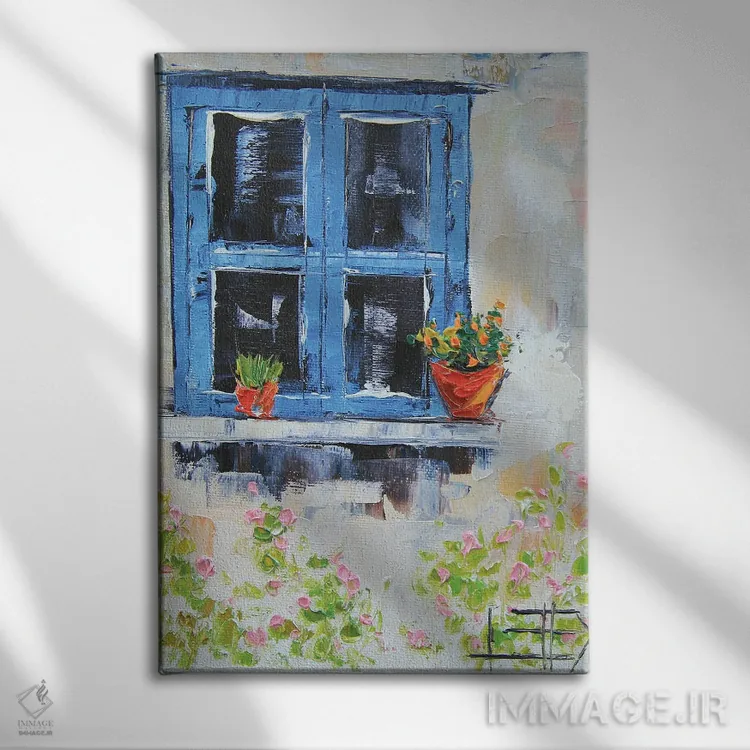 تابلو دکوراتیو رویای توسکانی اثر لیزا الی - نمای روبهرو روی دیوار