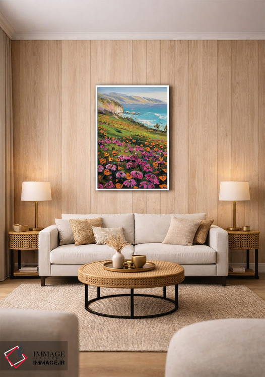 تابلو دکوراتیو California,لوچیا در بیگ سور کالیفرنیا اثر لیزا الی - D1W