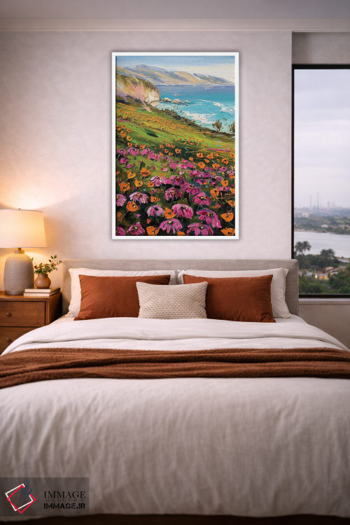 تابلو دکوراتیو California,لوچیا در بیگ سور کالیفرنیا اثر لیزا الی - D3W