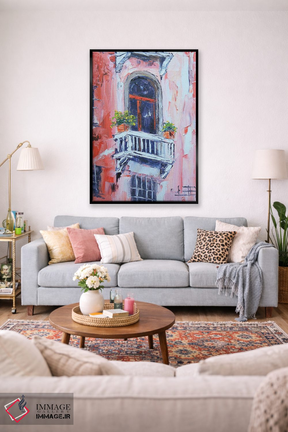 تابلو دکوراتیو رویای ایتالیا اثر لیزا الی - D1B