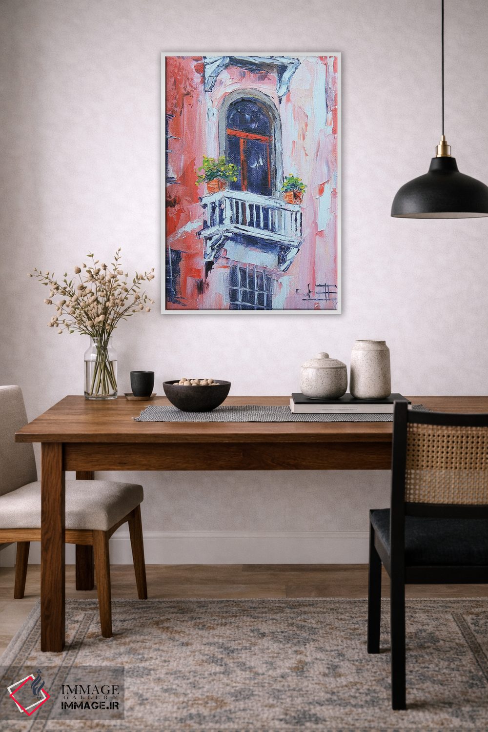 تابلو دکوراتیو رویای ایتالیا اثر لیزا الی - D3W