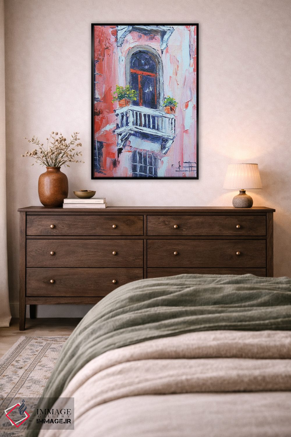تابلو دکوراتیو رویای ایتالیا اثر لیزا الی - D6B