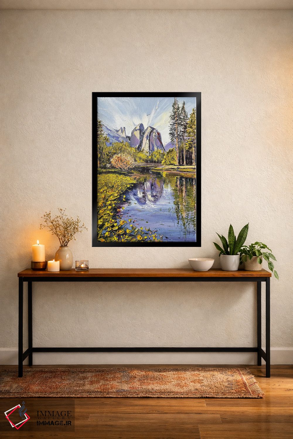 تابلو دکوراتیو چشم انداز یوسمیتی اثر لیزا الی - D4B