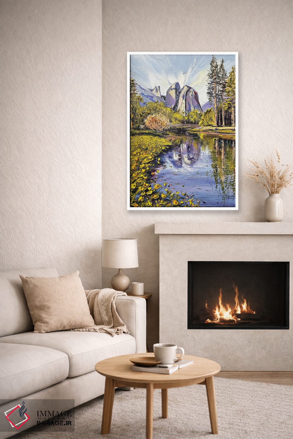 تابلو دکوراتیو چشم انداز یوسمیتی اثر لیزا الی - D6W