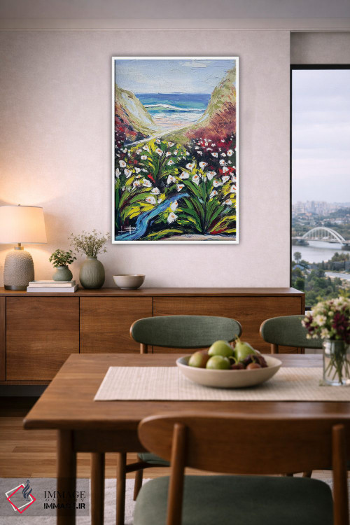 تابلو دکوراتیو سوسن ها در بیگ سور، کالیفرنیا اثر لیزا الی - D5W