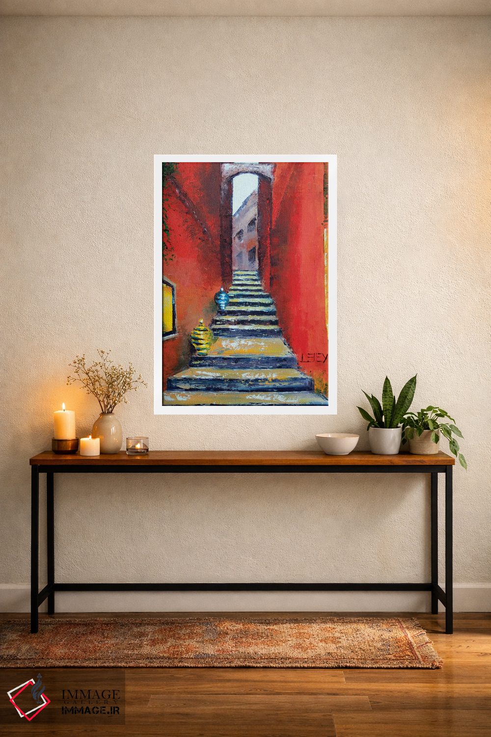 تابلو دکوراتیو مراکش اثر لیزا الی - D3W