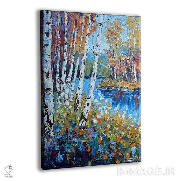 تابلو دکوراتیو مجموعه پاییزی اثر لیزا الی - نمای پرسپکتیو محصول