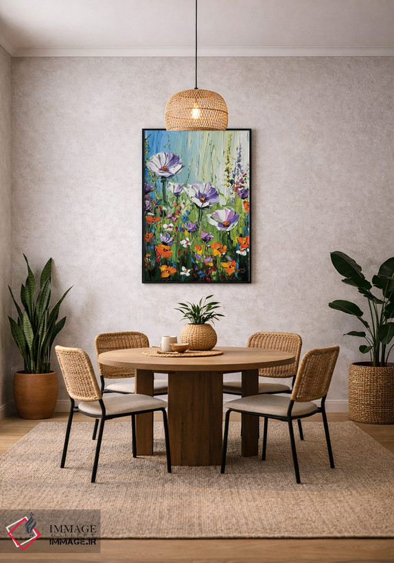 تابلو دکوراتیو رویای باغ سرشار از خوشی اثر لیزا الی - D4B