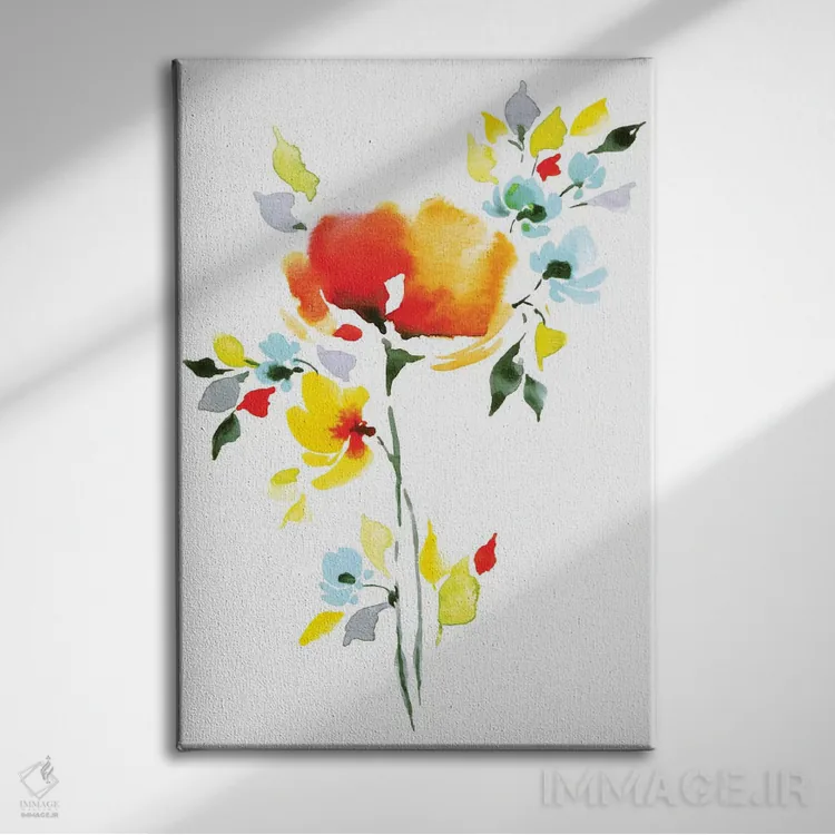 تابلو دکوراتیو تازه ۱ اثر لسیا بینکین - نمای روبهرو روی دیوار
