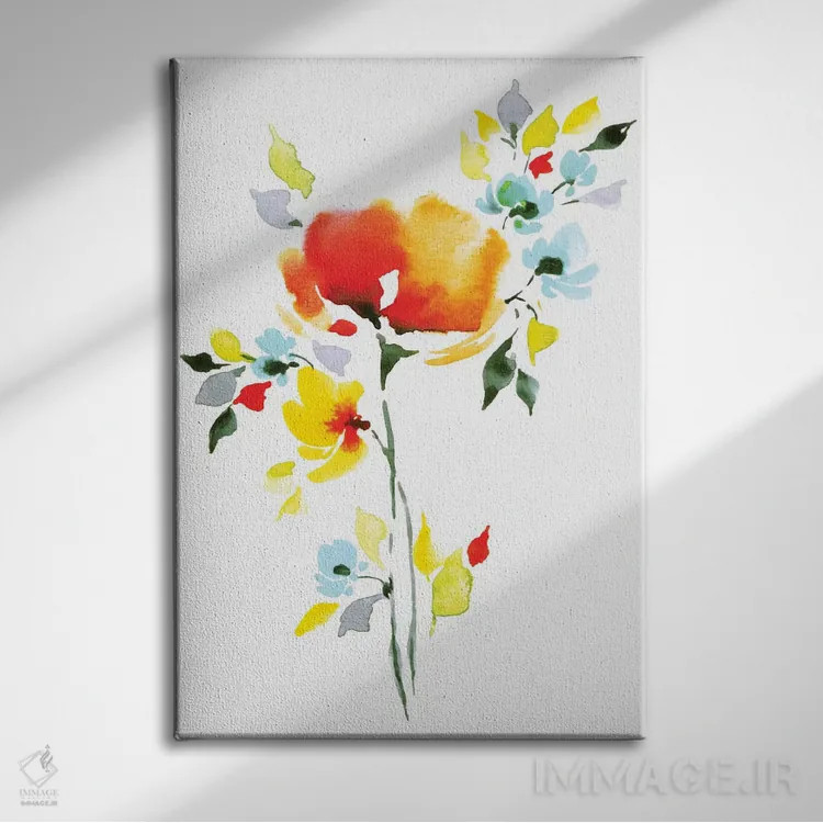 تابلو دکوراتیو تازه ۱ اثر لسیا بینکین - نمای روبهرو روی دیوار