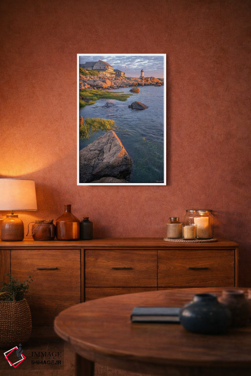 تابلو دکوراتیو Gloucester, Massachusetts, USA,فانوس دریایی آنیسکوام… اثر لیزا اس. انگلبریخت - D4W