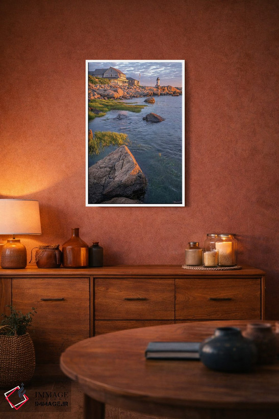 تابلو دکوراتیو Gloucester, Massachusetts, USA,فانوس دریایی آنیسکوام… اثر لیزا اس. انگلبریخت - D4W
