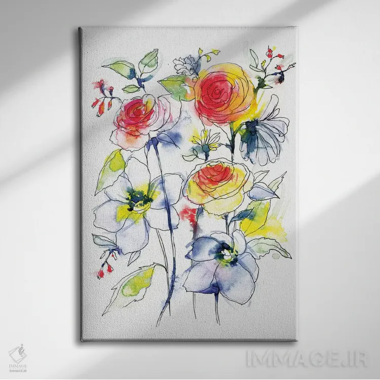 تابلو دکوراتیو جنا اثر لسیا بینکین - نمای روبهرو روی دیوار