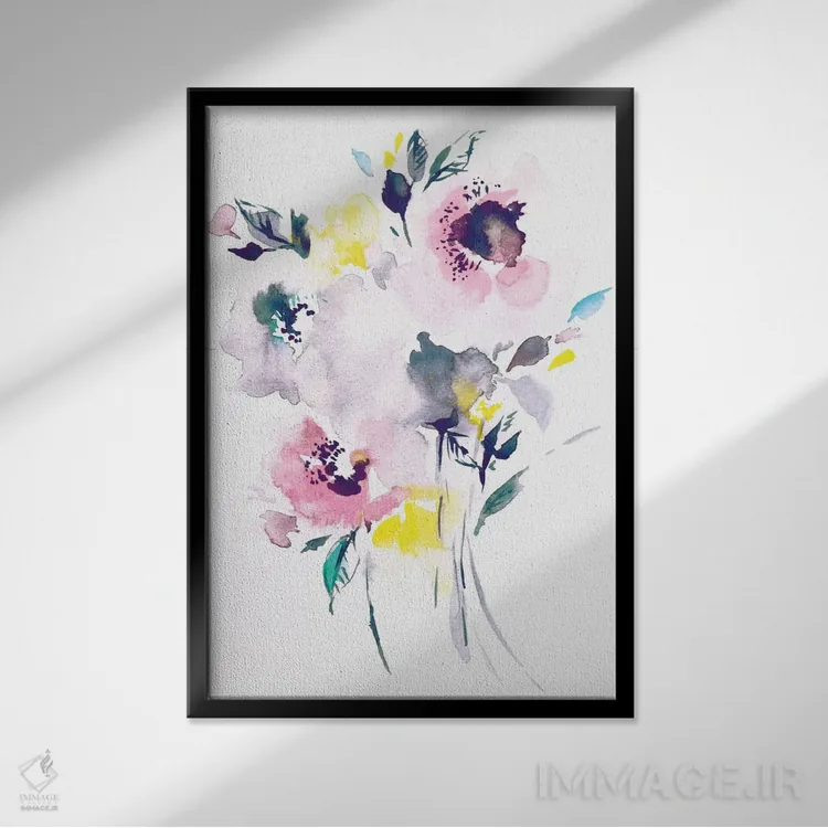 تابلو دکوراتیو جسی اثر لسیا بینکین - نمای قابدار مشکی