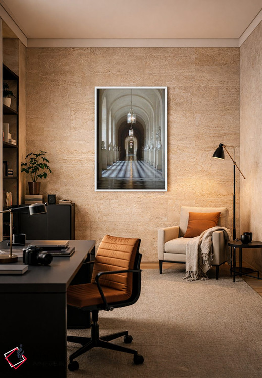 تابلو دکوراتیو Palace Of Versailles, Ile-de-France, France,راهروی م… اثر لیزا اس. انگلبریخت - D5W