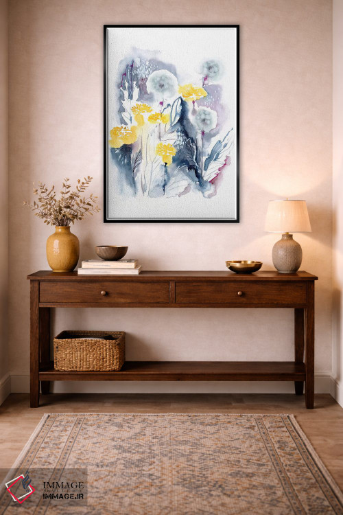 تابلو انتزاعی قاصدک ها اثر لسیا بینکین - D4B