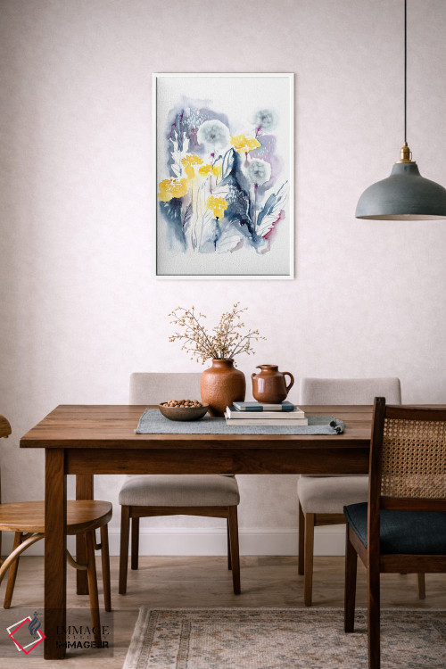 تابلو انتزاعی قاصدک ها اثر لسیا بینکین - D6W