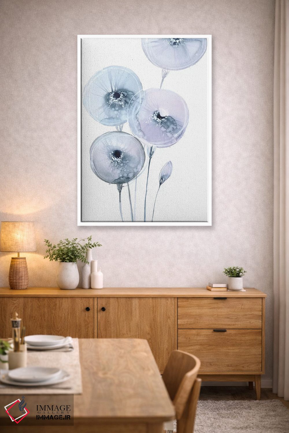 تابلو مینیمال قاصدک ها اثر لسیا بینکین - D4W