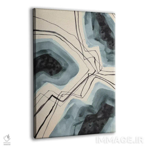 تابلو مینیمال سنگ ها اثر لسیا بینکین - نمای پرسپکتیو محصول