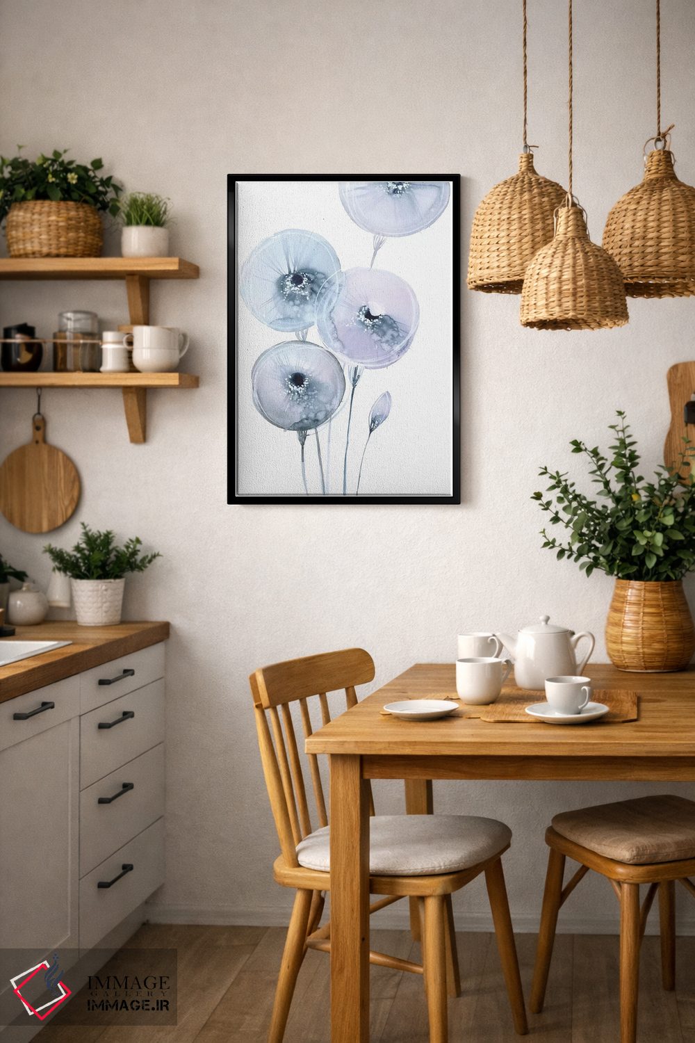 تابلو مینیمال قاصدک ها اثر لسیا بینکین - D6B