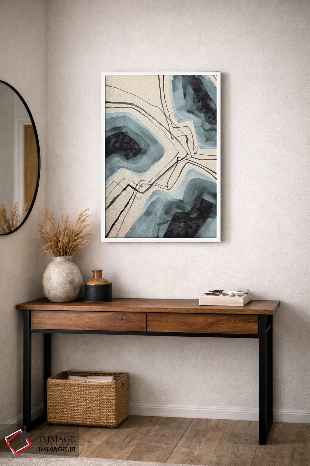 تابلو مینیمال سنگ ها اثر لسیا بینکین - D3W