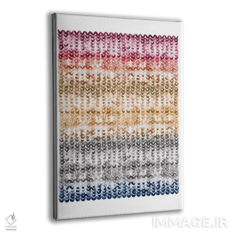 تابلو انتزاعی رنگ های غبار اثر لسیا بینکین - نمای پرسپکتیو محصول