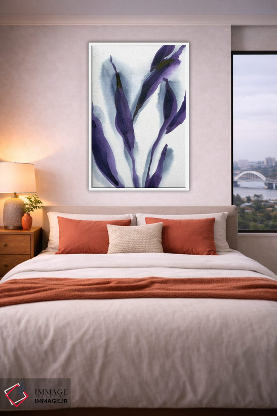 تابلو انتزاعی برگ ها I اثر لسیا بینکین - D2W