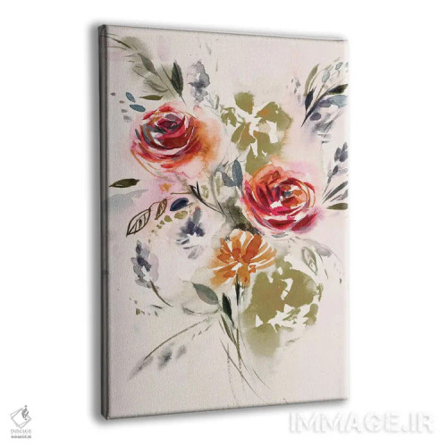تابلو دکوراتیو دسته گل اثر لسیا بینکین - نمای پرسپکتیو محصول