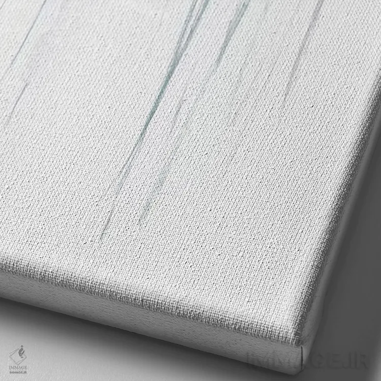 تابلو انتزاعی مزرعه گل ها II اثر لسیا بینکین - نمای نزدیک بافت بوم