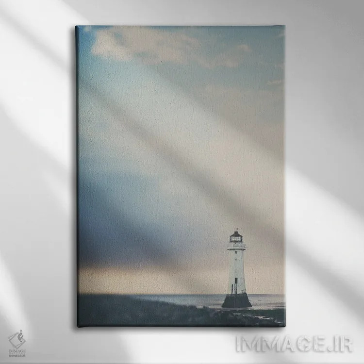 تابلو دکوراتیو چراغ ها تو را به خانه راهنمایی می کنند اثر لورا ایوانز - نمای روبهرو روی دیوار