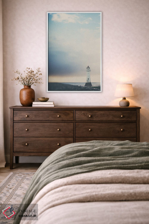 تابلو دکوراتیو چراغ ها تو را به خانه راهنمایی می کنند اثر لورا ایوانز - D2W