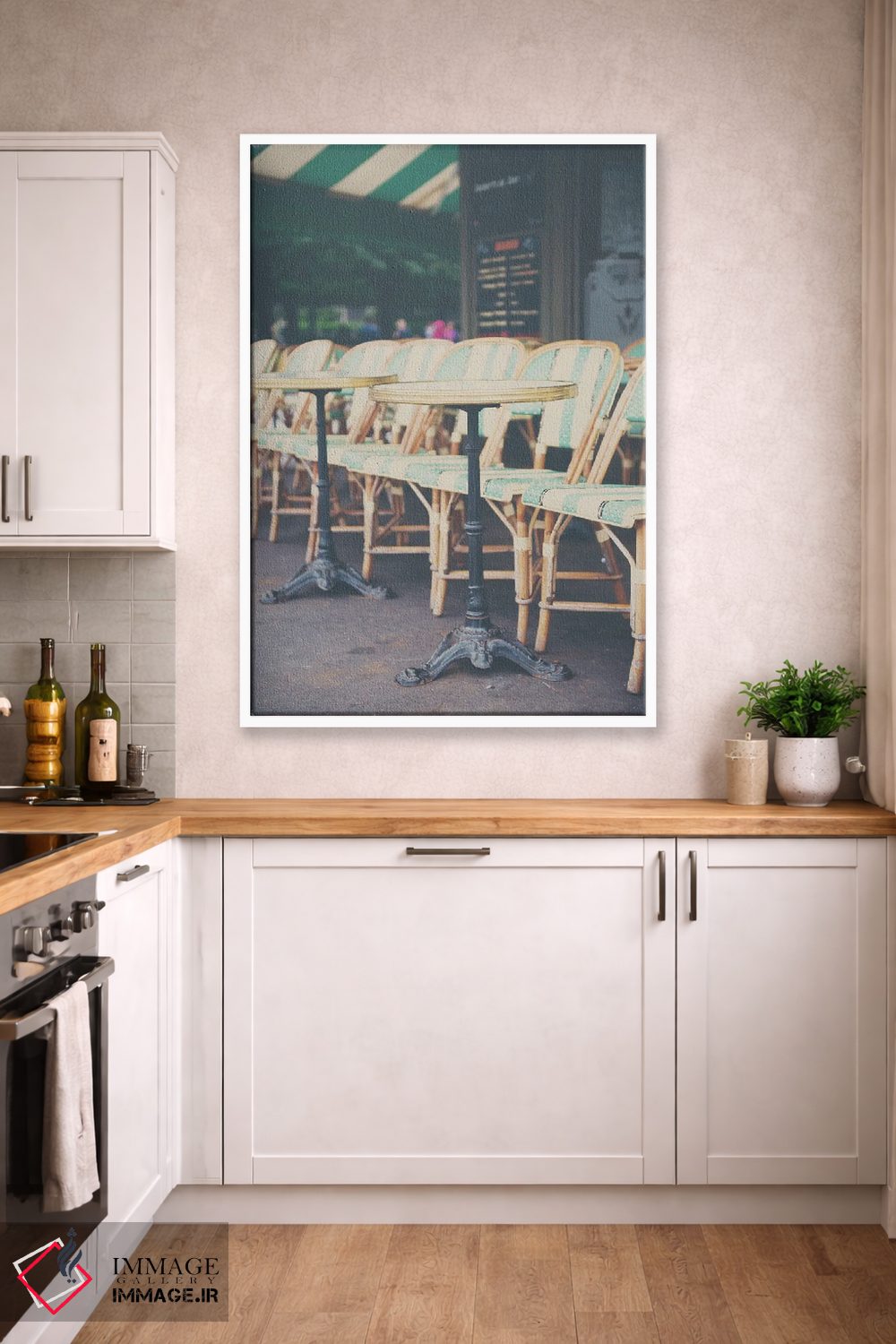 تابلو دکوراتیو میز و صندلی ها اثر لورا ایوانز - D4W