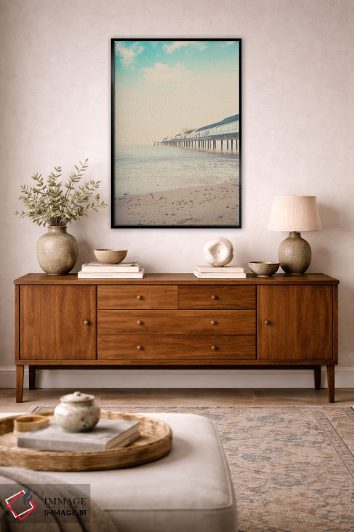 تابلو دکوراتیو اسکله ساوت ولد اثر لورا ایوانز - D3B