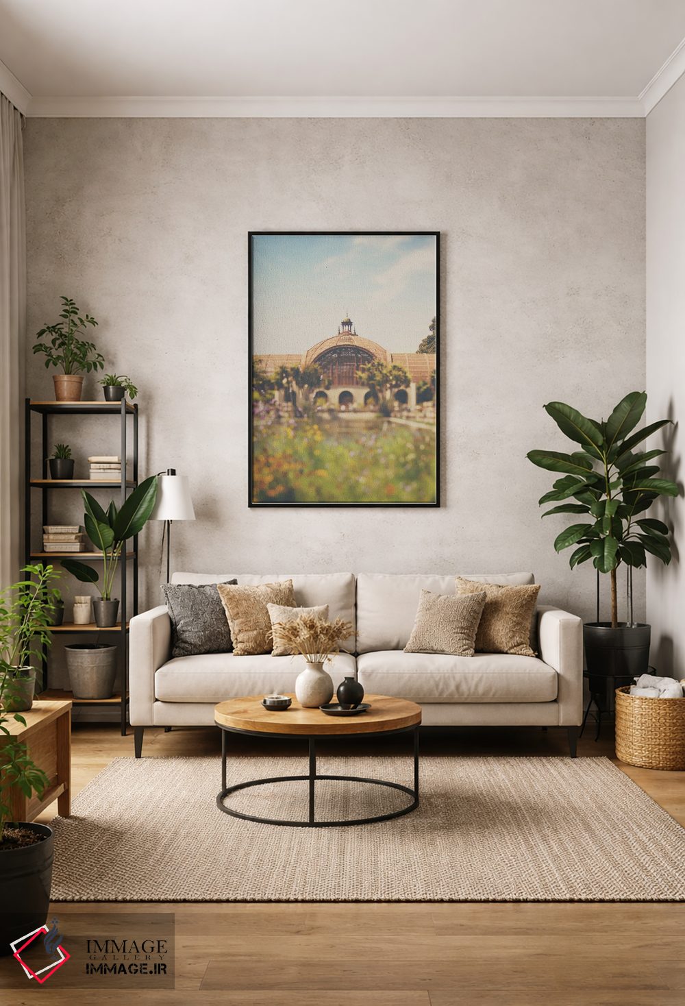 تابلو دکوراتیو همه خمیدگی ها اثر لورا ایوانز - D1B