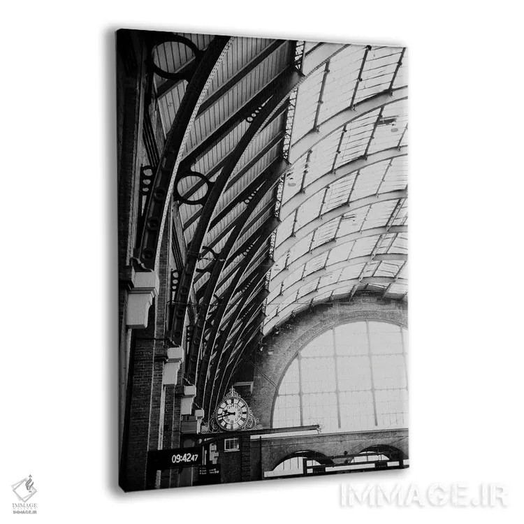 تابلو مدرن ایستگاه کینگز کراس اثر لورا ایوانز - نمای پرسپکتیو محصول