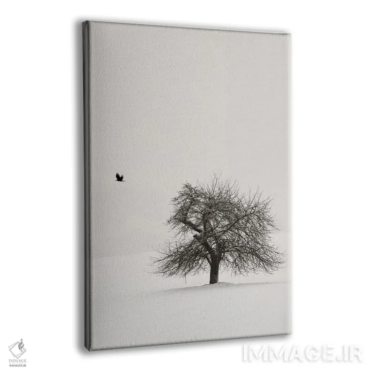 تابلو دکوراتیو درخت گیلاس کهنسال ۲ اثر لنا وایسبک - نمای پرسپکتیو محصول