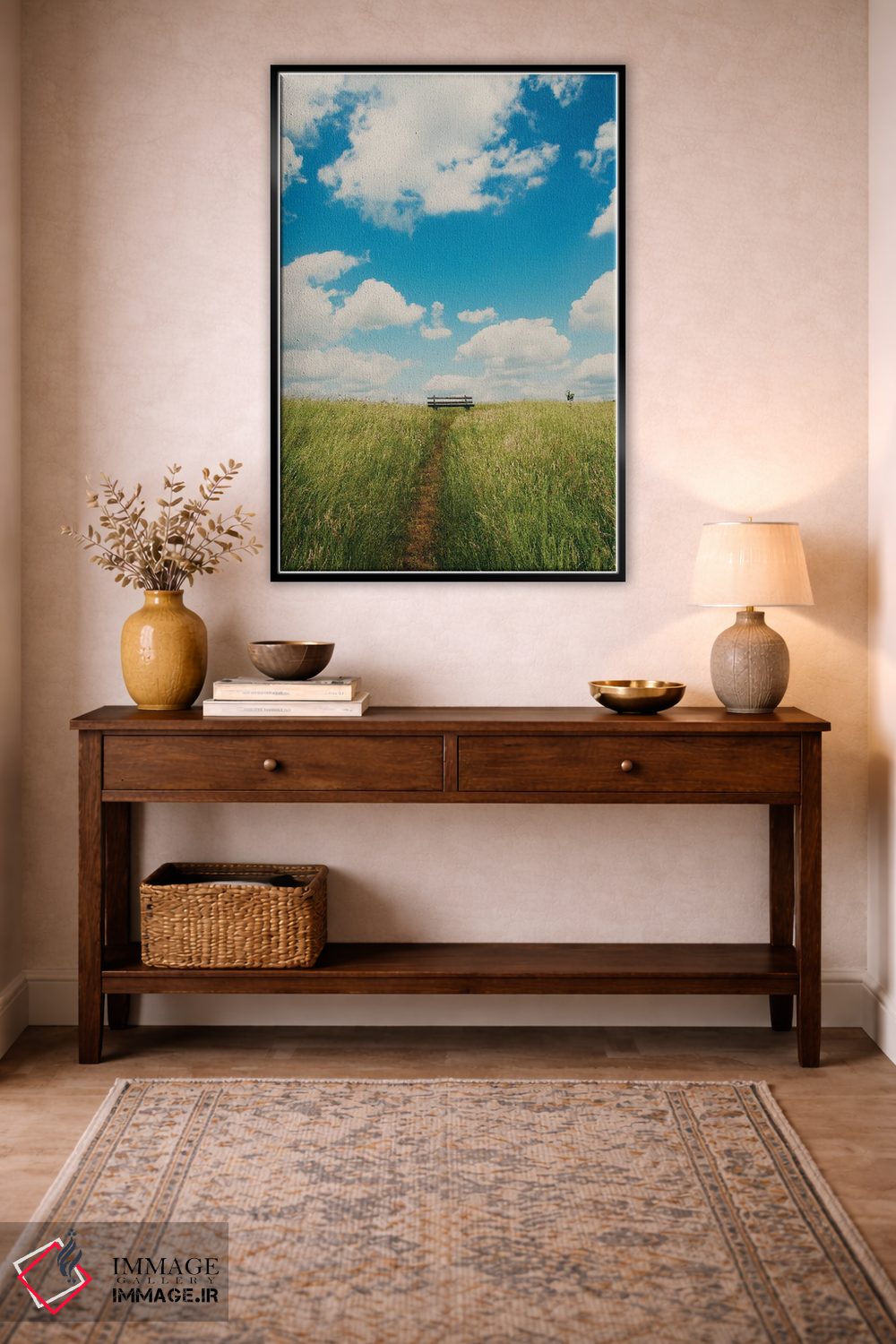 تابلو مدرن تنهایی اثر لورا ایوانز - D5B