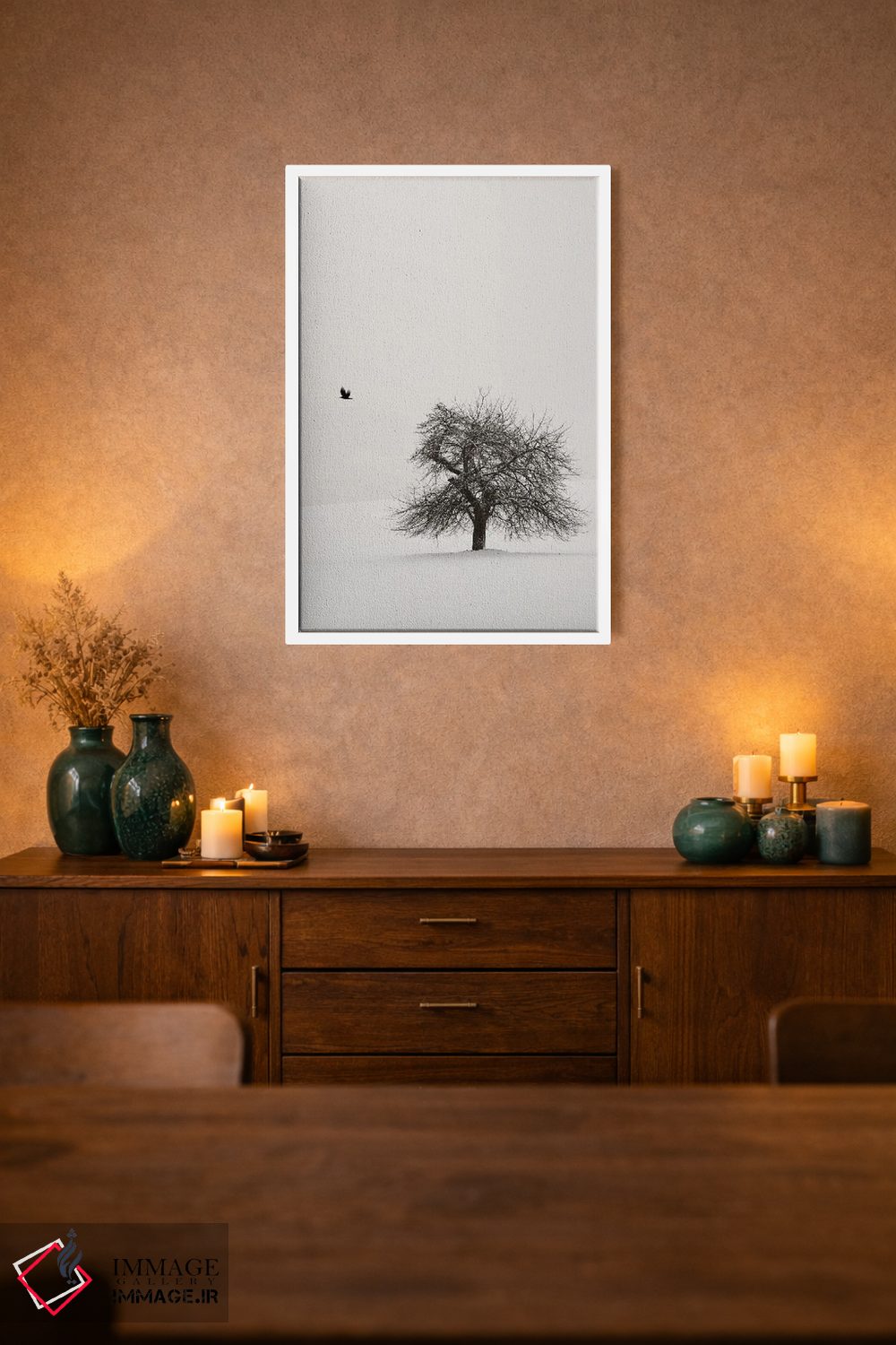 تابلو دکوراتیو درخت گیلاس کهنسال ۲ اثر لنا وایسبک - D1W